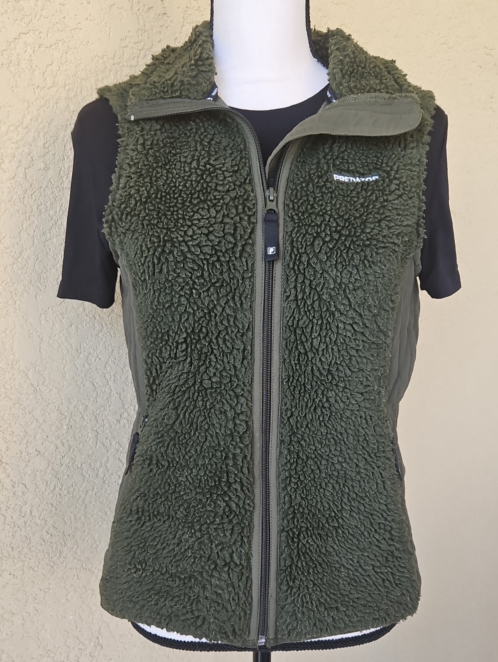 Predator Faux Fur Fleece Vest